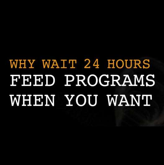 Feed Eloqua Programs More Frequently