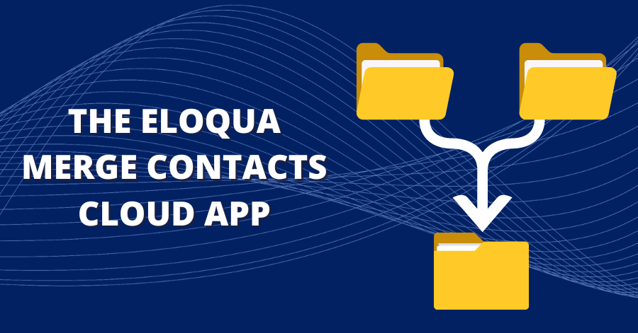 merge contacts eloqua cloud app