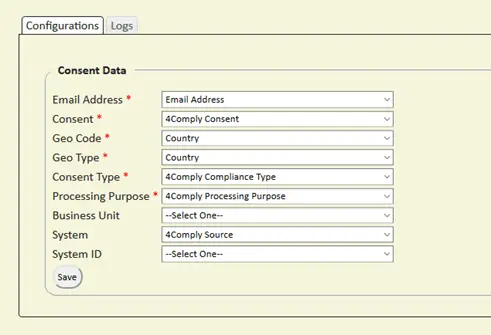 4Comply Eloqua Cloud App Documentation 53