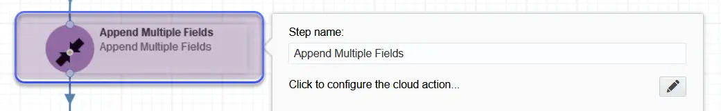 Append Multiple Fields Cloud Action Documentation 22