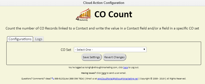 CO Count Cloud App Documentation 28