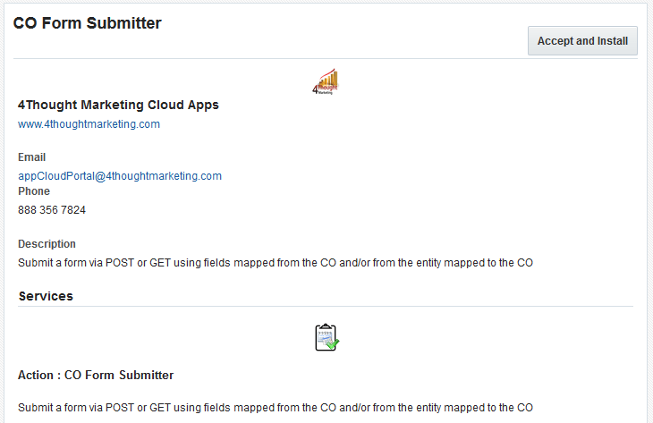 CO Form Submitter Cloud App documentation 21