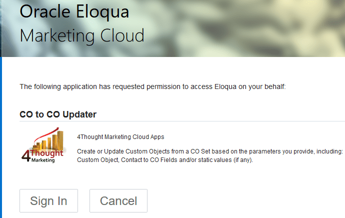 CO to CO Updater Cloud App Documentation 14