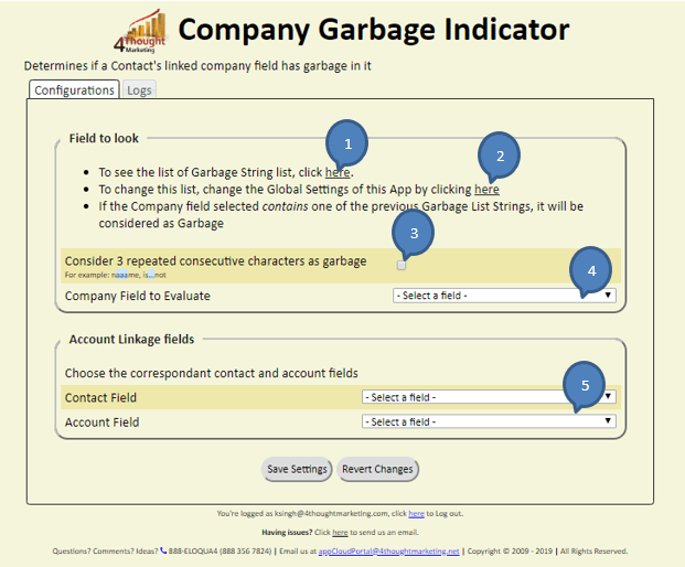 Company Garbage Indicator Cloud App Documentation 36