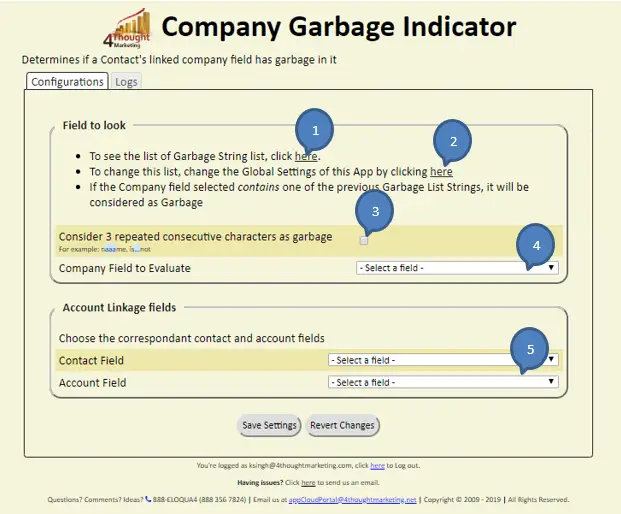 Company Garbage Indicator Cloud App Documentation 39