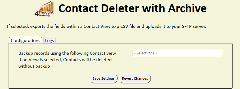 Contact Deleter with Archive Cloud App Documentation 23