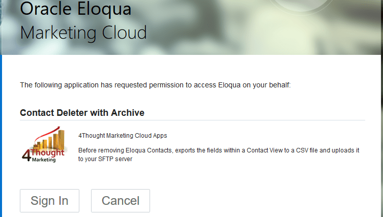 Contact Deleter with Archive Cloud App Documentation 13