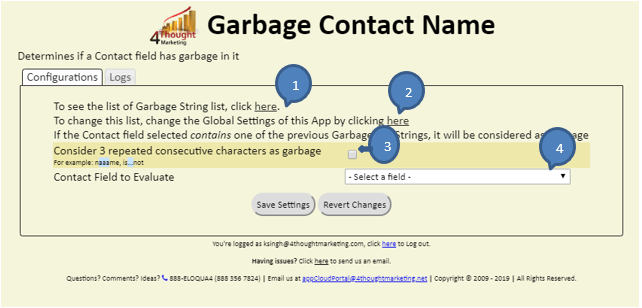 Contact Garbage Indicator Cloud Decision Documentation 36