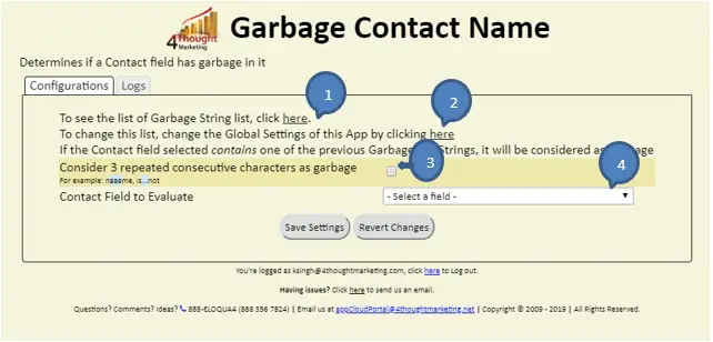 Contact Garbage Indicator Cloud Decision Documentation 39
