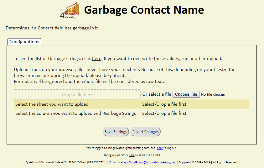 Contact Garbage Indicator Cloud Decision Documentation 26