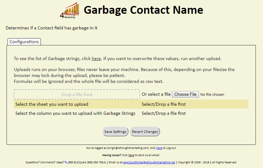 Contact Garbage Indicator Cloud Decision Documentation 29