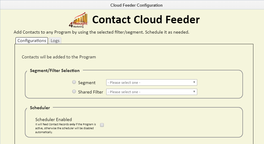 Contact Cloud Feeder Cloud App Documentation 28