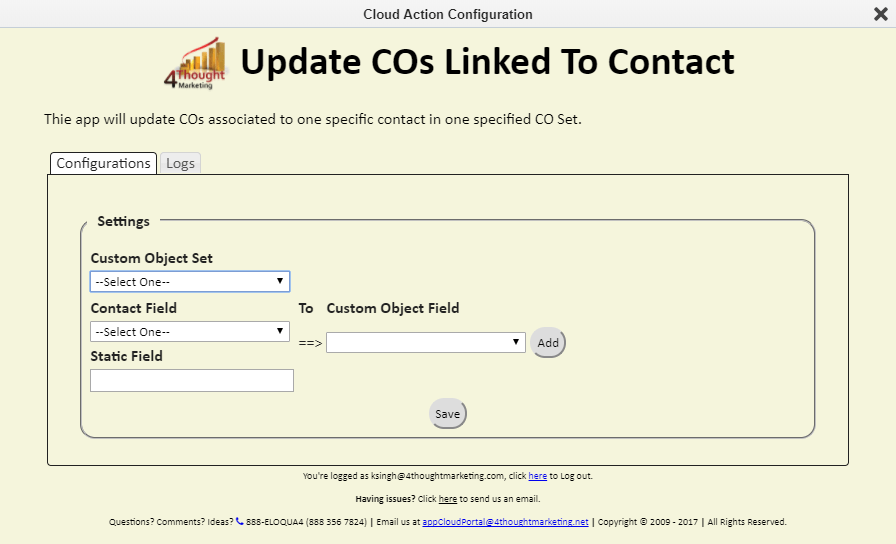 Contact To Co Updater Cloud App Documentation 20
