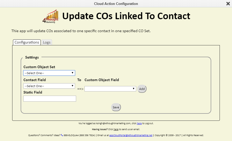 Contact To Co Updater Cloud App Documentation 25