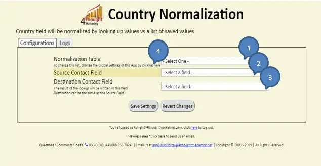 Country Normalization Cloud App Documentation 46