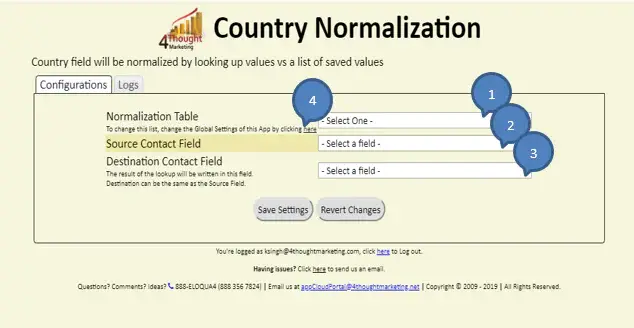 Country Normalization Cloud App Documentation 49