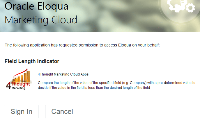 Field Length Indicator Cloud App Documentation 13