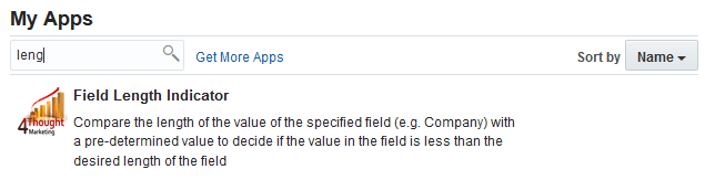 Field Length Indicator Cloud App Documentation 19