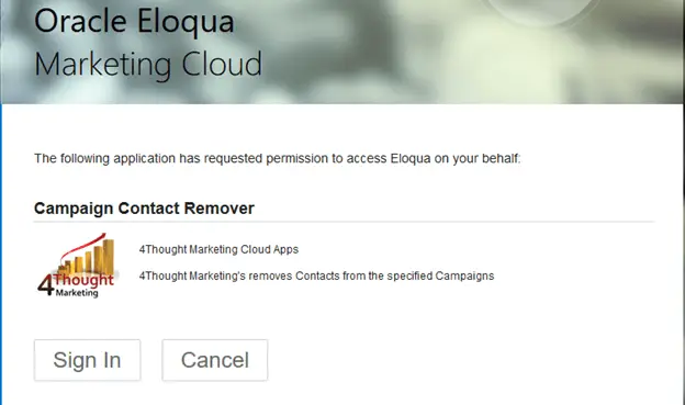 Campaign Contact Remover Cloud App Documentation 14