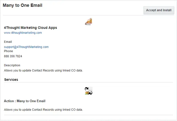 Many-to-One Email Cloud App Documentation 23