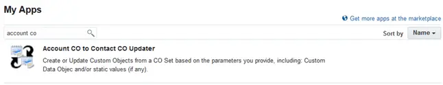 Account CO to Contact CO Updater Cloud App Documentation 18