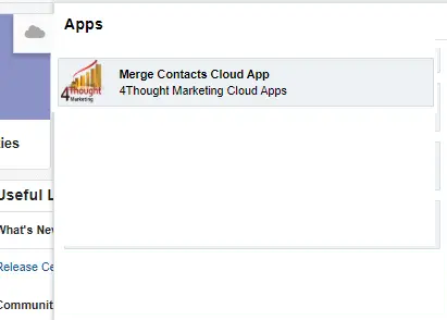 Merge Contacts Cloud App Documentation 27