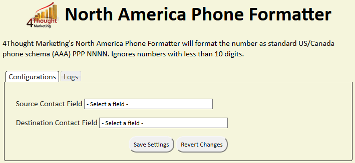 North America Phone Formatter Cloud App Documentation 21