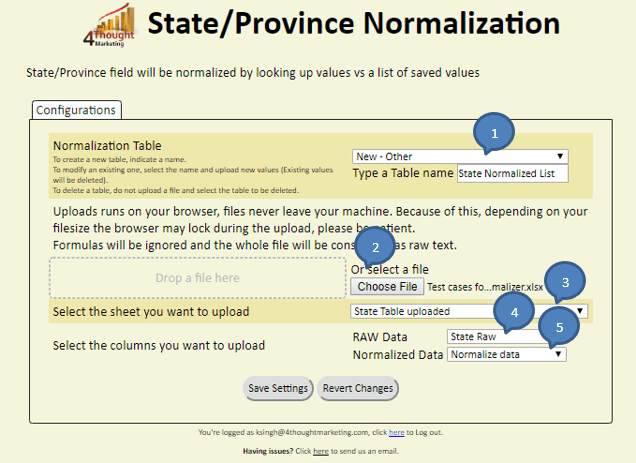 State/Province Normalization Cloud App Documentation 33
