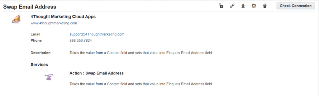 Swap Email Address Cloud App Documentation 9