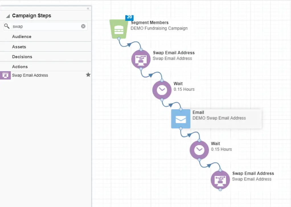 Swap Email Address Cloud App Documentation 20