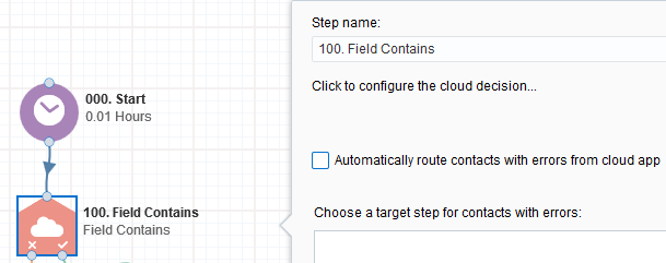 Field Contains Cloud App Documentation 21