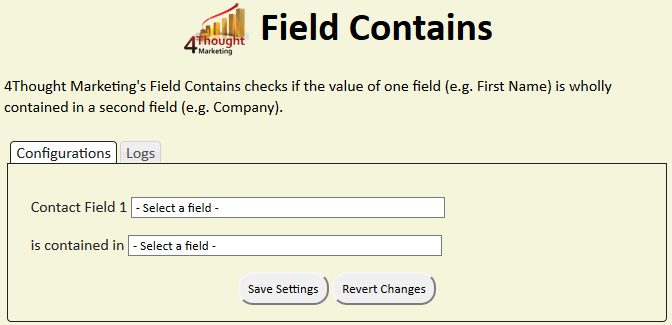 Field Contains Cloud App Documentation 20