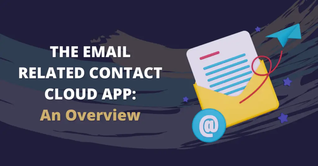 email related contact cloud app