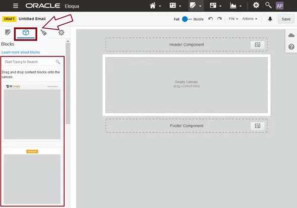 eloqua content blocks, eloqua, eloqua marketing