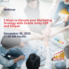 Elevate Your Marketing Strategy with Oracle Unity CDP and Eloqua 4