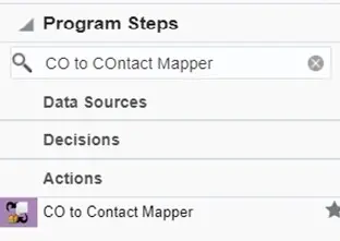 CO to Contact Mapper Cloud App Documentation 22