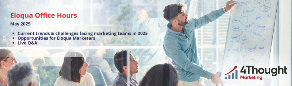 Eloqua Office Hours: Q&A with our Campaign Services Pros 9 a group of people looking at a man leading a training class during Eloqua Office Hours May 2025