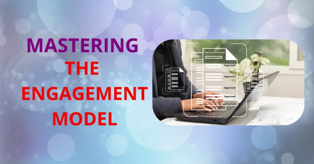 Mastering Project Success: Engagement Model Playbook 29 Engagement Model, Project engagement framework, Needs analysis in projects, RACI roles in projects, Project communication cadence, Project documentation templates, Continuous project improvement, PM onboarding and training,