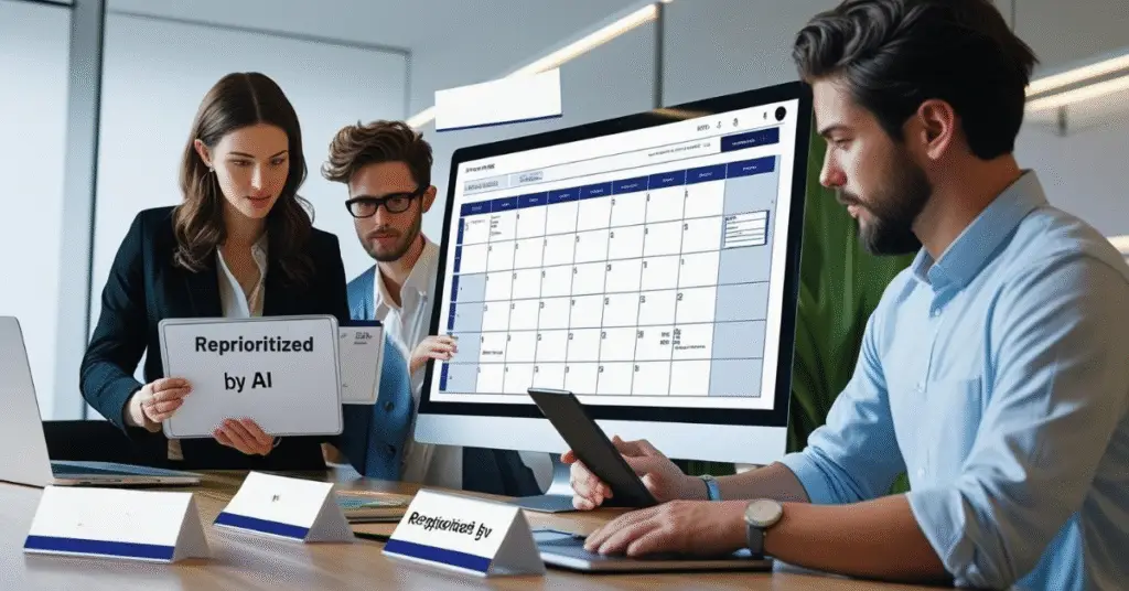 Task management, Task prioritization, Time management strategies, Productivity frameworks, Eisenhower Matrix, Time blocking, AI task management, Strategic planning, Task queue management