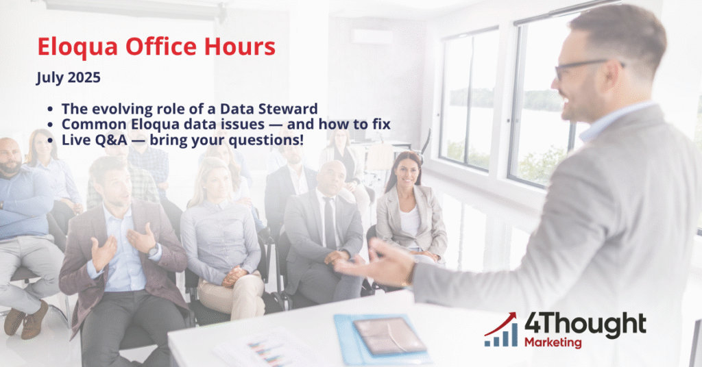 Is Your Eloqua Data Holding You Back? - Eloqua Office Hours July 2025 9 Is your Eloqua data holding you back?