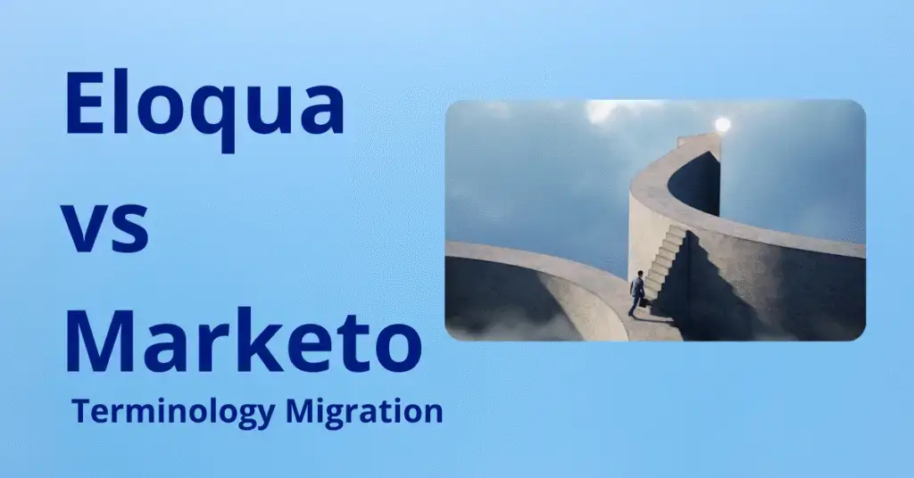 Eloqua to Marketo glossary, Eloqua to Marketo terminology, Marketo equivalents for Eloqua, Eloqua to Marketo translation, Marketo terms for Eloqua users, Eloqua vs Marketo terminology, Marketo Smart Campaigns equivalent, Eloqua Campaign Canvas in Marketo, Smart Lists vs Eloqua Segments, Eloqua form processing vs Marketo flow, lead scoring in Marketo, Eloqua to Marketo migration checklist, marketing automation terminology,