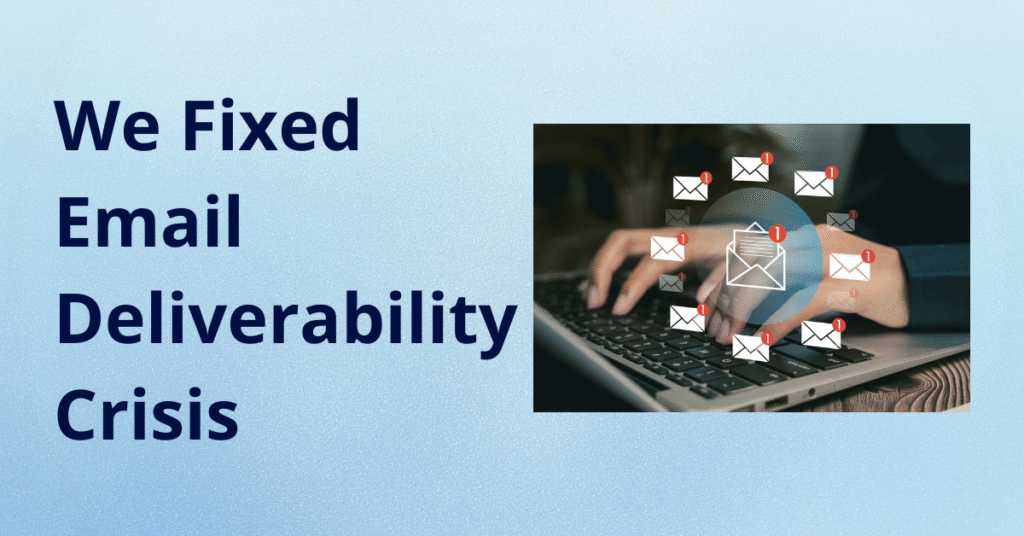 email deliverability crisis, sender reputation recovery, email bounce rate improvement, Mimecast blocklist resolution, ISP throttling, inbox placement rate, email authentication issues, bounce suppression strategies, 