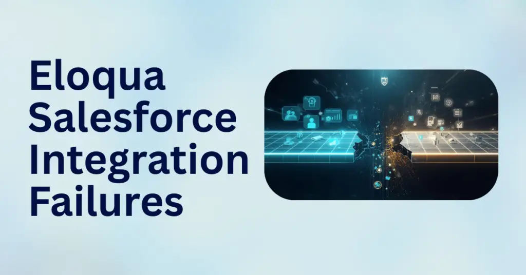 Eloqua Salesforce Integration Issues: Auditor Insights & Prevention Tips 29 Eloqua Salesforce integration, marketing automation integration, CRM integration audit, Eloqua custom objects, contact field mapping, integration errors, data synchronization, CRM data quality,