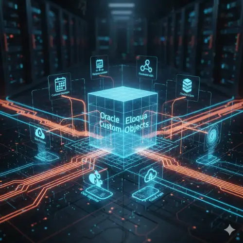 Oracle Eloqua custom objects, Eloqua custom objects best practices, Eloqua custom objects data manipulation, Eloqua data management, Eloqua Program Canvas automation, Eloqua data architecture, Eloqua REST API updates, Eloqua CO transformation, Eloqua marketing automation workflows, Custom object governance in Eloqua, Cleaning Eloqua CO data,