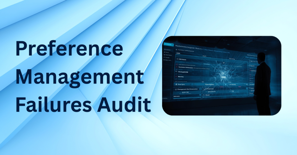 How Marketing Automation Audits Expose Preference Management Failures 29 preference management failures, email preference center, consent and preference management, consent management, email preference center, GDPR compliance, customer data privacy, opt-in preferences