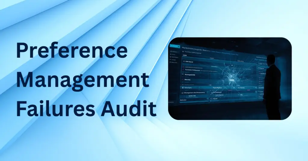 preference management failures, email preference center, consent and preference management, consent management, email preference center, GDPR compliance, customer data privacy, opt-in preferences