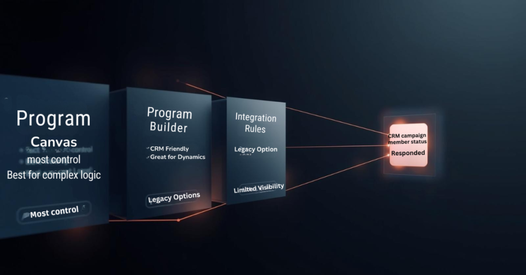 Eloqua response rules, campaign response tracking, Eloqua CRM integration, Eloqua campaign responses, Eloqua program canvas, configure response rules, Eloqua response tracking, campaign member status, CRM campaign sync, response rule configuration, campaign response priority, CRM member status mapping, campaign response workflow, set up response rules, troubleshoot Eloqua responses, sync campaign responses, 