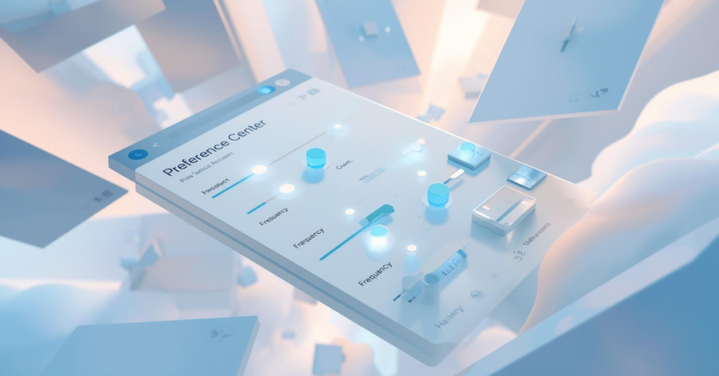 preference center design, email preference center, preference center examples, subscription preference management, preference center strategy