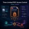 time-limited PDF access control, expiring download link, gated PDF content, time-limited access to gated assets, expiring gated content in email campaigns, secure PDF delivery for email, Eloqua landing page form-gated asset, Marketo gated content download