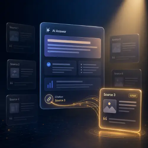 answer engine optimization, AEO for B2B marketing, AI citation, AI search visibility, get cited by AI, generative engine optimization (GEO), AI answer engines